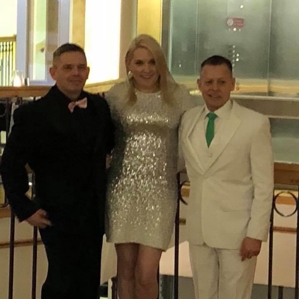 White/Silver Sequined Dress